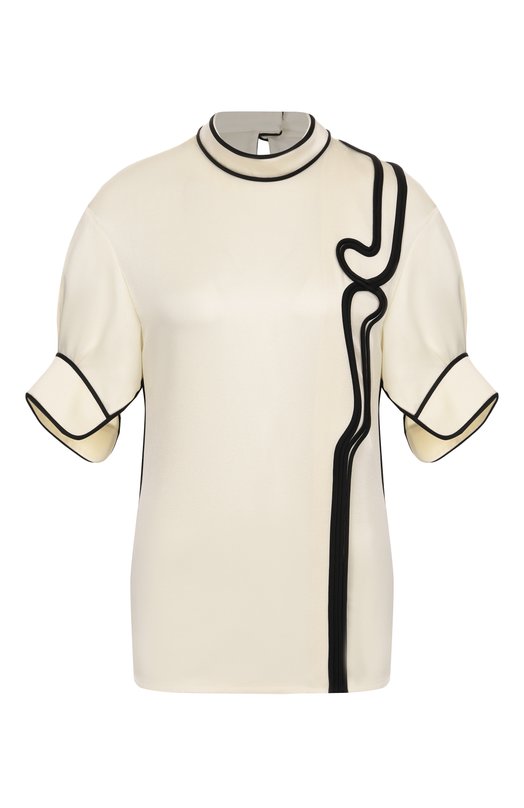 Атласная блузка Jil Sander J03DL0182-J76018 Кремовый J03DL0182-J76018