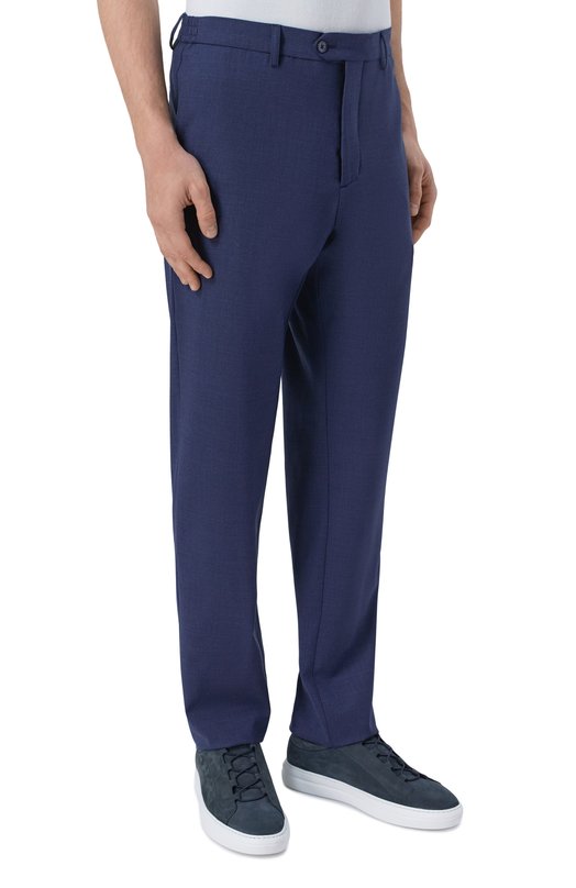 Шерстяные брюки Marco Pescarolo VENT0/5320 Синий  VENT0/5320 Фото 3