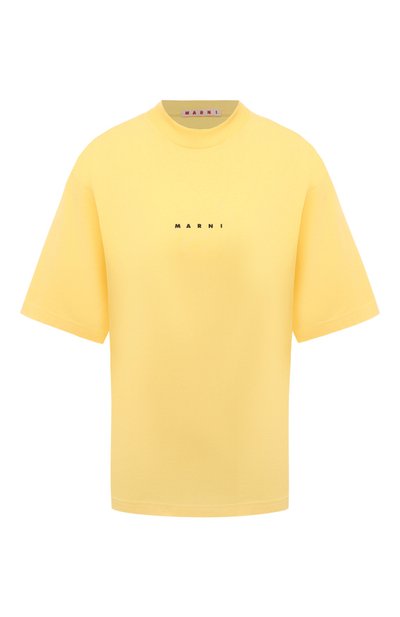 Женская хлопковая футболка MARNI, арт. THJE0263P1/USCS87