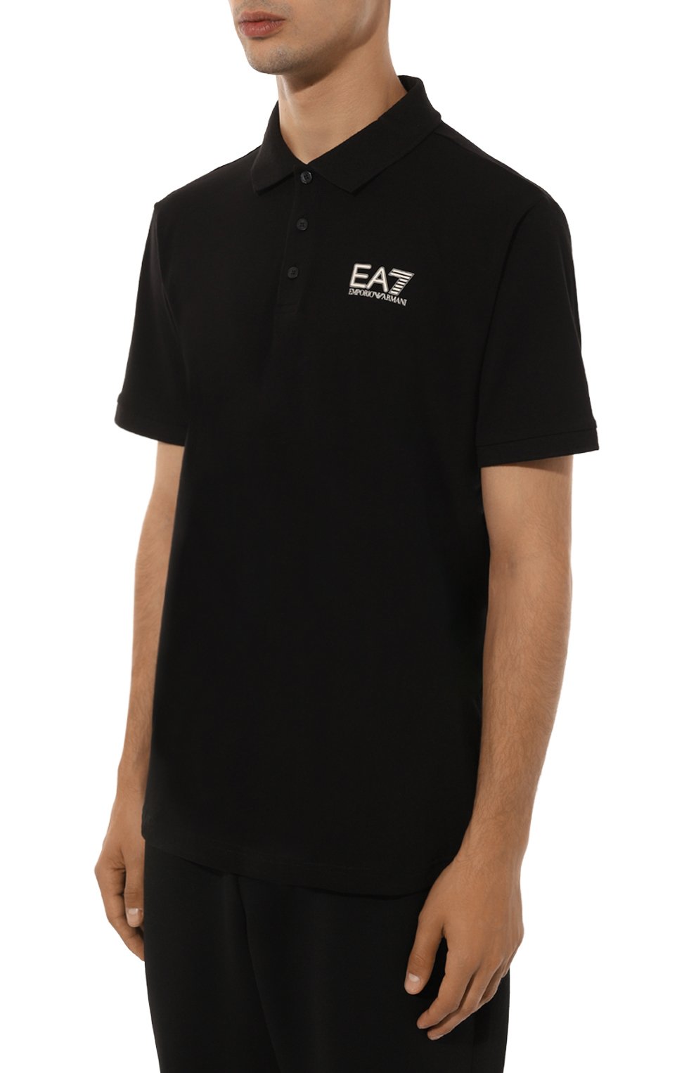 Хлопковое поло EA7, арт. 6DPF16/PJVQZ/XL, фото 3