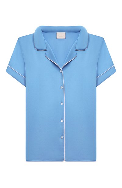 Пижама из вискозы STORY LORIS синего цвета по цене 17200 руб., арт. 36821, фото 2 Пижама из вискозы STORY LORIS, арт. 36821, фото 2