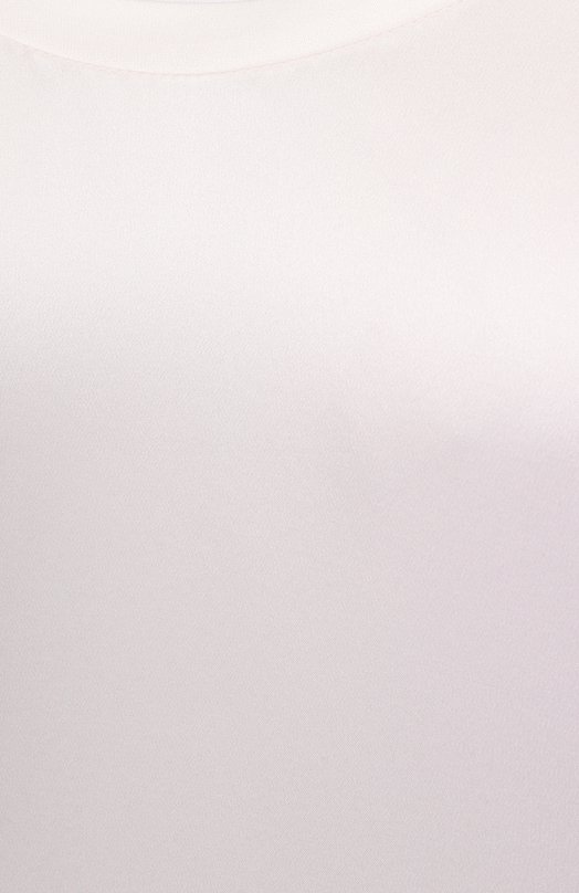 Атласный топ Brunello Cucinelli MPC59E0600 Белый  MPC59E0600 Фото 6