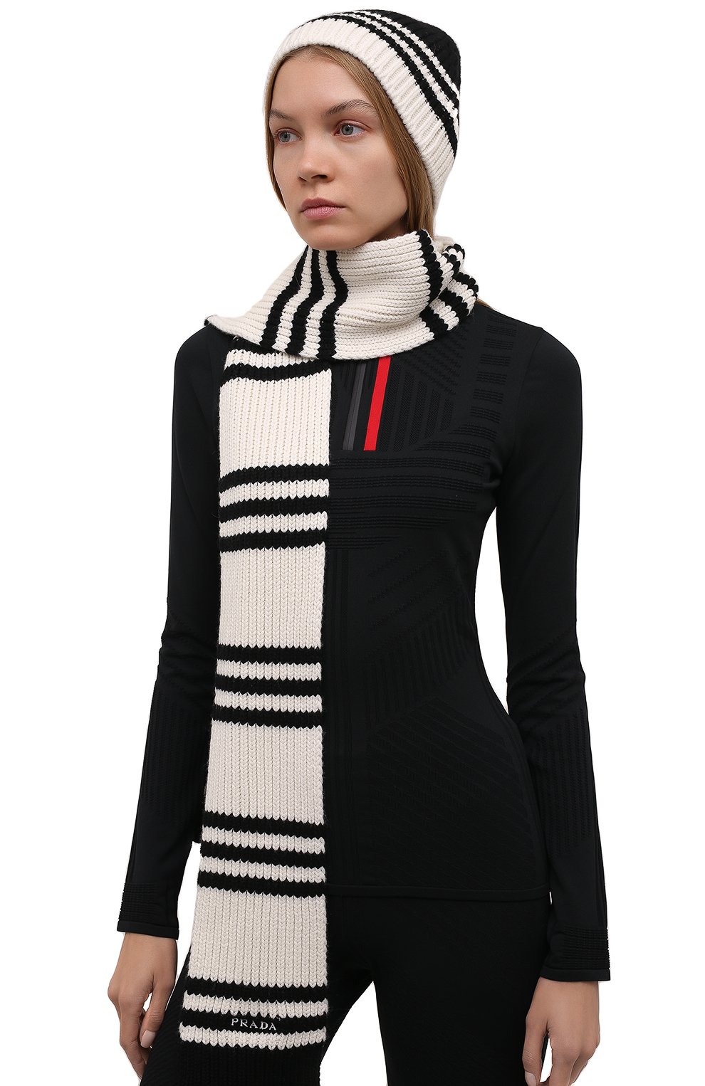 Кашемировый шарф PRADA, арт. 27456-10QG-F0967-212, фото 2