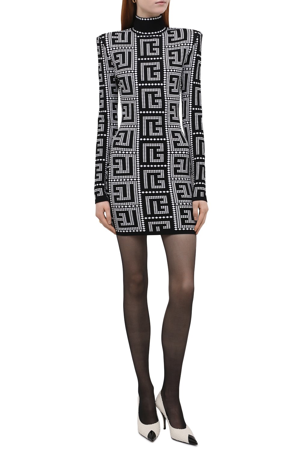 Платье из вискозы BALMAIN, арт. XF1R8241/KB08, фото 2