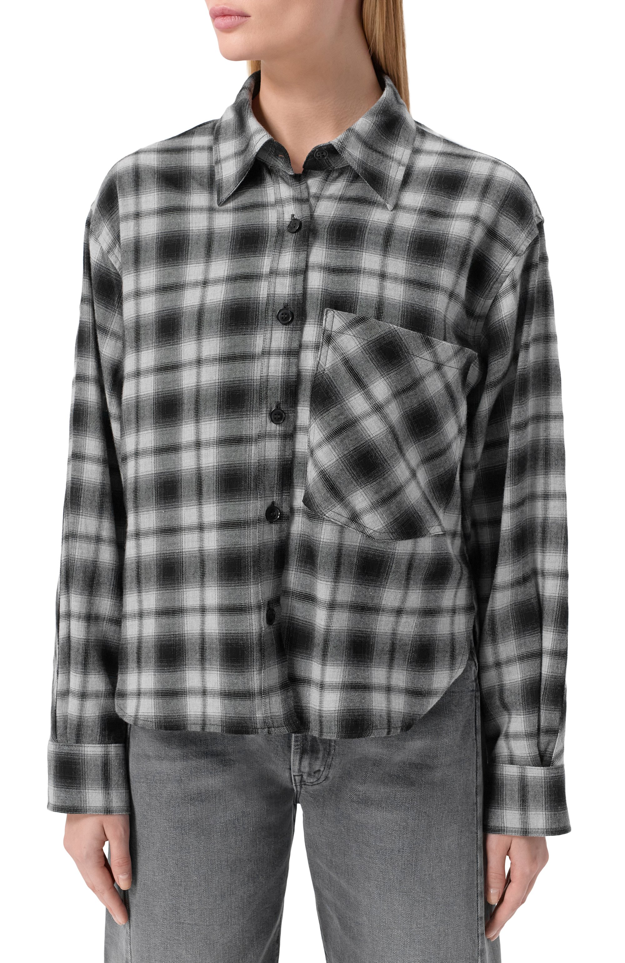 Хлопковая рубашка AGOLDE, арт. A73821868, фото 3