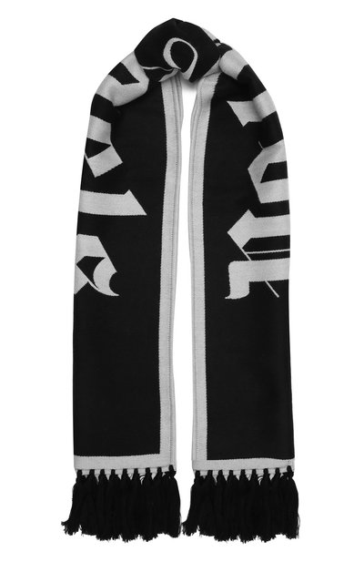 Шарф из шерсти и хлопка PALM ANGELS, арт. PMMA025F21FAB0021001, фото 1