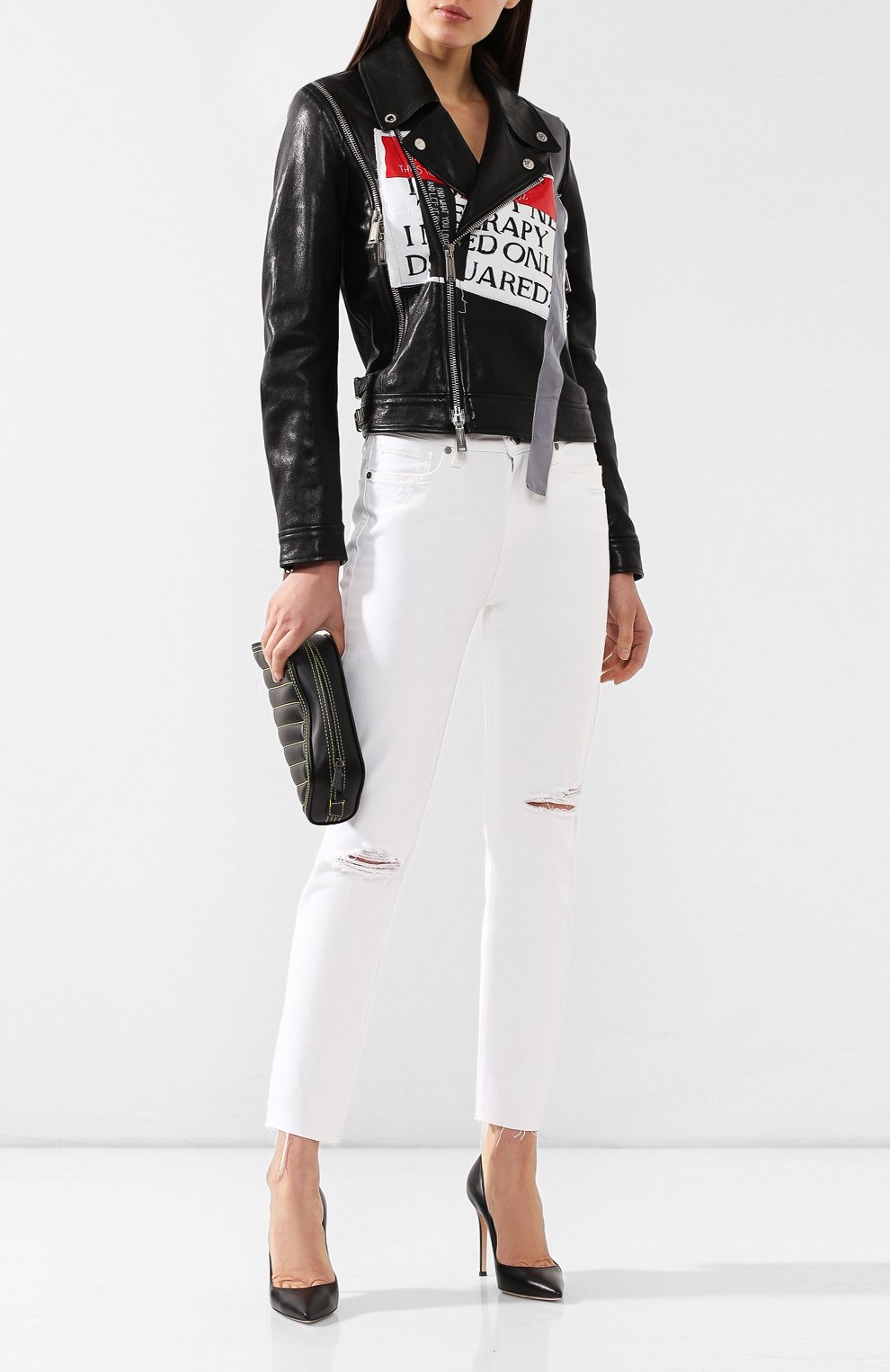 Кожаная куртка DSQUARED2, арт. S75AM0646/SY1343, фото 2