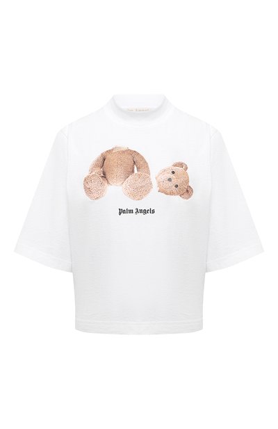 Женская хлопковая футболка PALM ANGELS, арт. PWAA020S21JER0010160