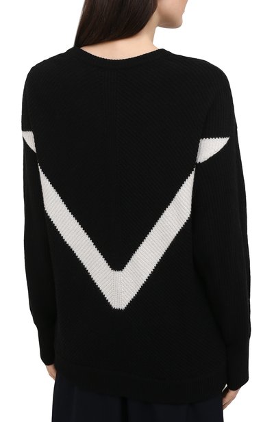 Свитер REDVALENTINO черного цвета по цене 55150 руб., арт. VR3KC06D/5NF, фото 4 Свитер REDVALENTINO, арт. VR3KC06D/5NF, фото 4