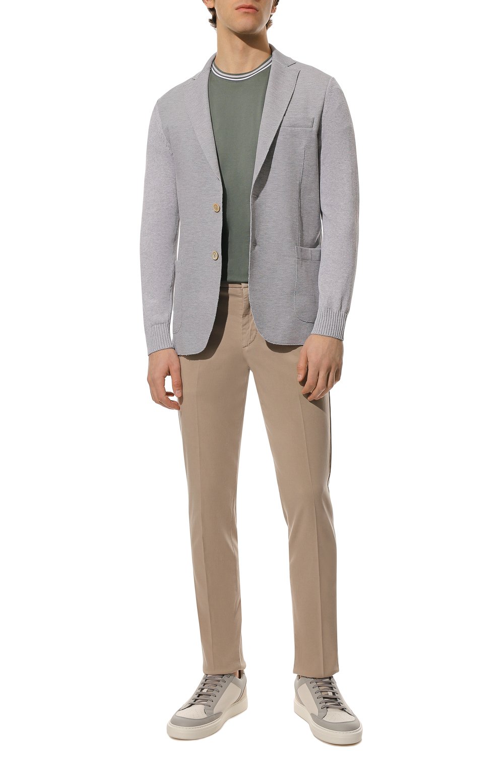 Хлопковый пиджак ELEVENTY PLATINUM, арт. E76GIAE09 TES0E187, фото 2