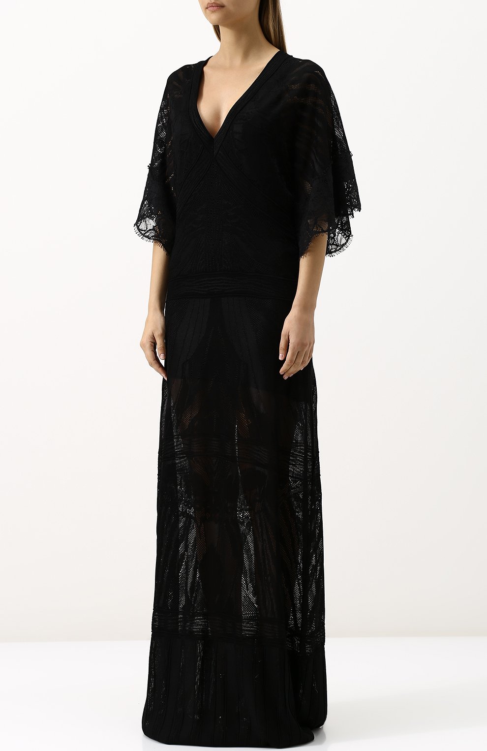 Вязаная туника с v-образным вырезом ROBERTO CAVALLI, арт. GQM520/MI001, фото 3