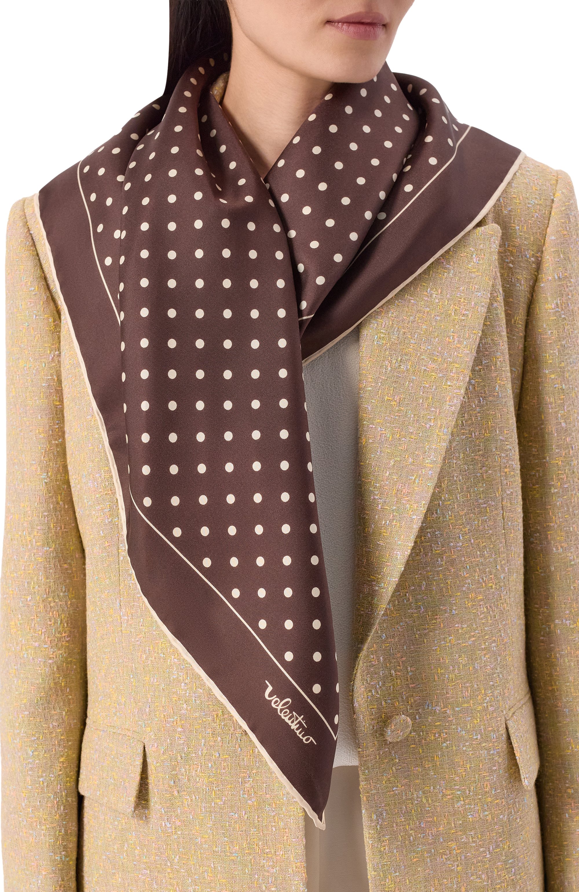 Шелковый платок VALENTINO, арт. 8W2EI114/XHD, фото 2