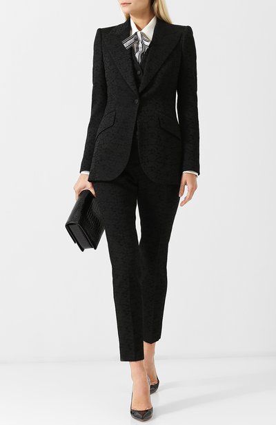 Приталенный жакет на одной пуговице DOLCE & GABBANA, арт. F293PT/FJMTJ, фото 2