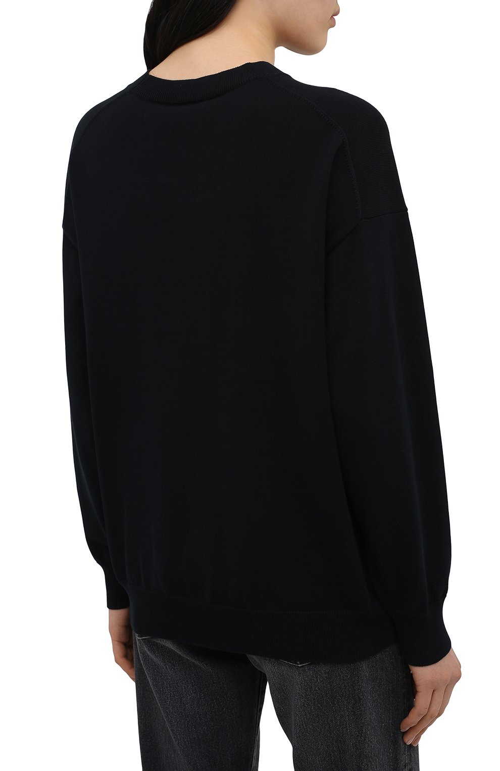 Хлопковый пуловер kenzo x wwf KENZO черного цвета по цене 29750 руб., арт. FB52PU5853SE, фото 4 Хлопковый пуловер kenzo x wwf KENZO, арт. FB52PU5853SE, фото 4