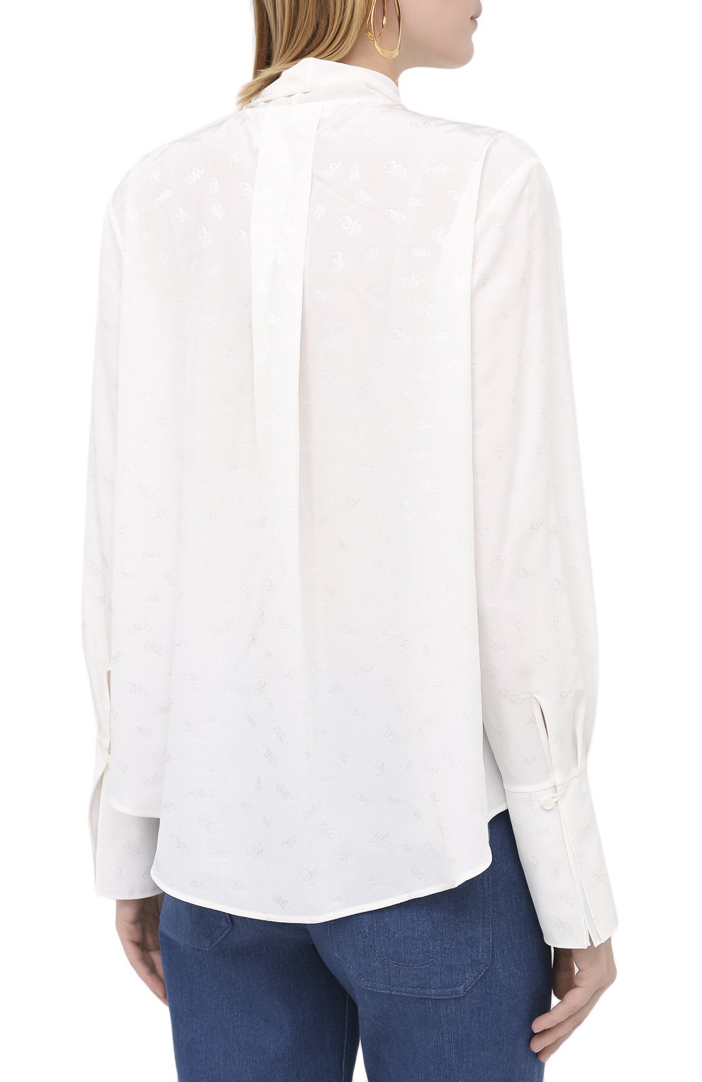 Шелковая блузка CHLOÉ, арт. CHC20AHT82390, фото 5