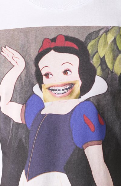 Хлопковая футболка DIEGO VENTURINO белого цвета по цене 12200 руб., арт. SS20-DV TS BMS, фото 5 Хлопковая футболка DIEGO VENTURINO, арт. SS20-DV TS BMS, фото 5