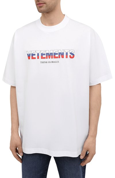 Хлопковая футболка VETEMENTS, арт. UA52TR290R 1611/M, фото 3