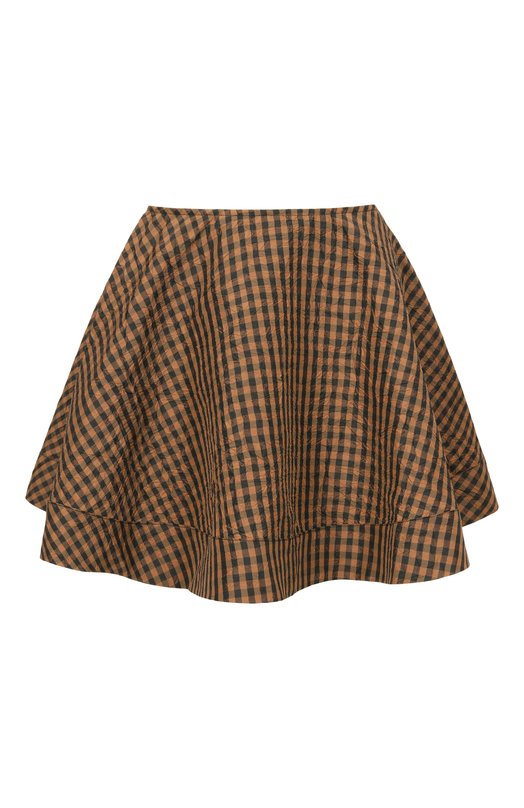 Юбка Ganni A1090074 Коричневый A1090074