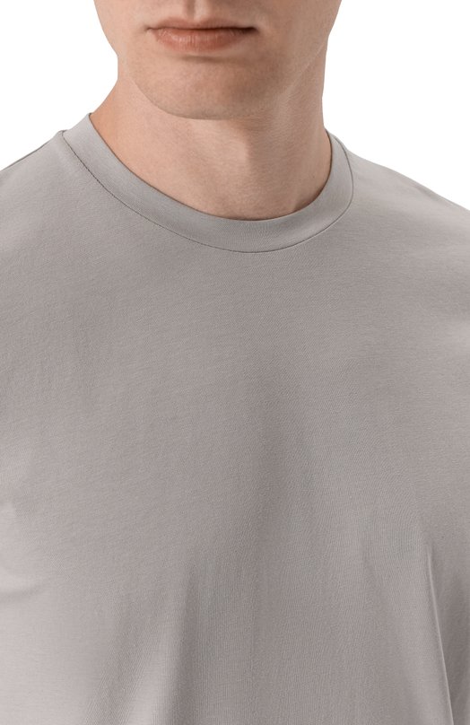 Хлопковая футболка Corneliani 27G586/2725028 Серый  27G586/2725028 Фото 5