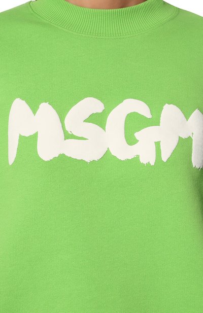 Хлопковый свитшот MSGM, арт. 3341MDM180 227799, фото 5