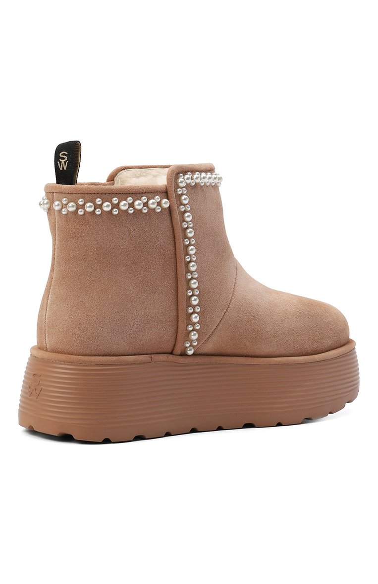 Замшевые полусапоги nellie pearl STUART WEITZMAN, арт. SK213, фото 3