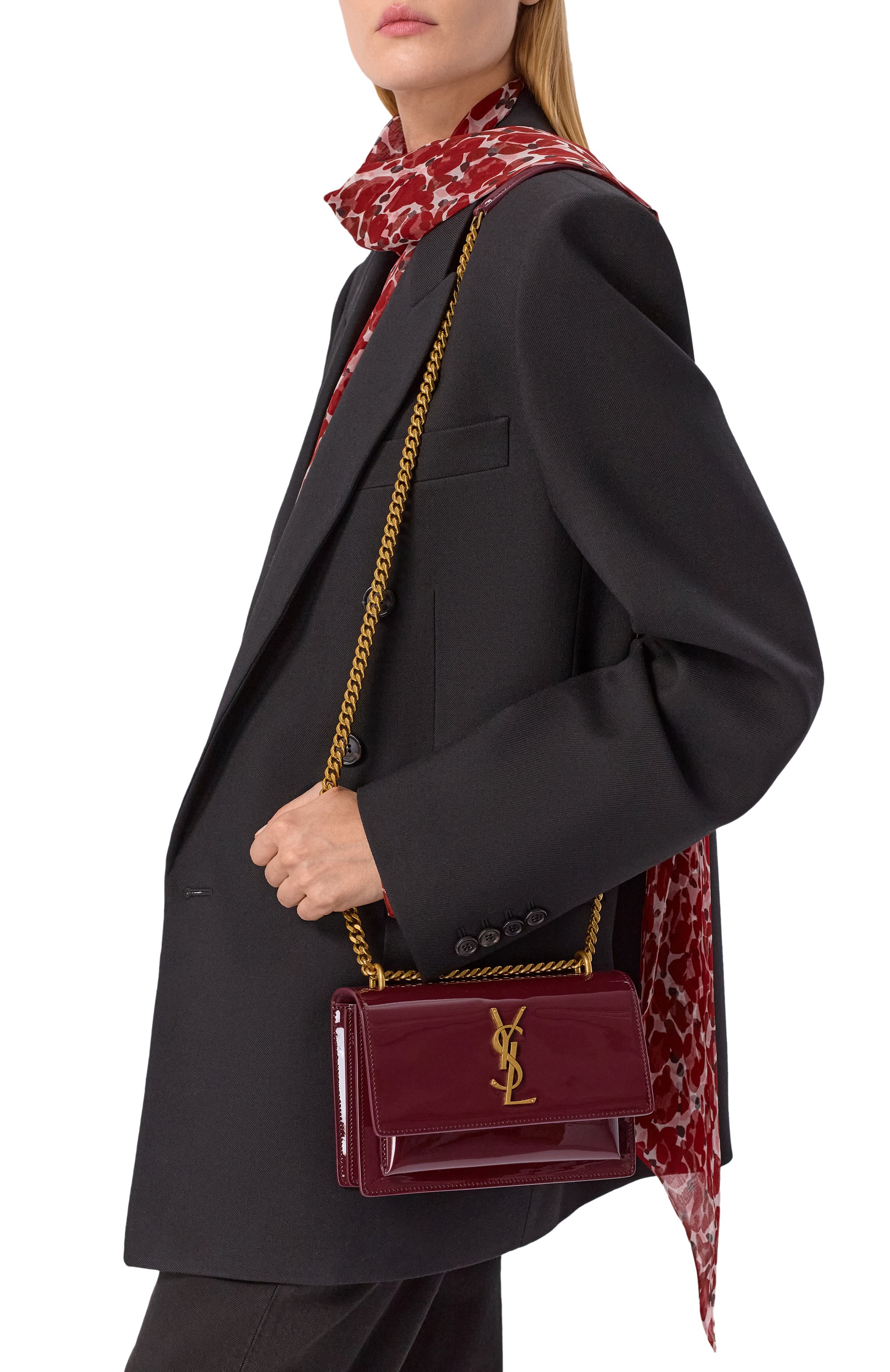 Сумка sunset small SAINT LAURENT, арт. 441972/B870W, фото 2