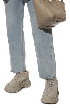 Комбинированные кроссовки triple s BALENCIAGA, арт. 668562/W3CQ5, фото 1