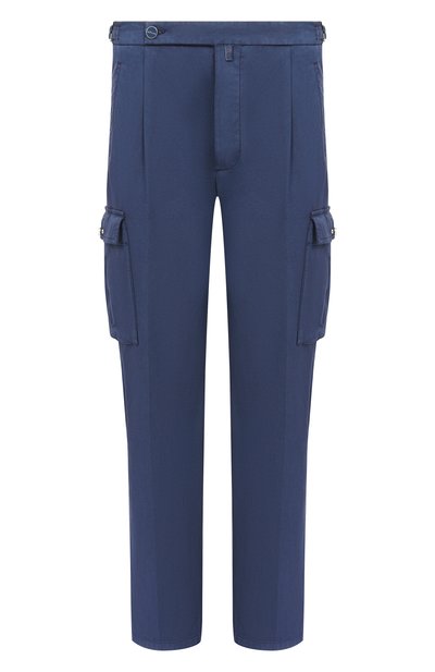 Мужские брюки-карго из хлопка и кашемира KITON, арт. UP0005K0611H