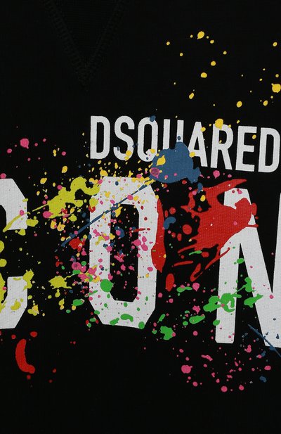 Хлопковый свитшот DSQUARED2, арт. DQ1349-D00J7, фото 3