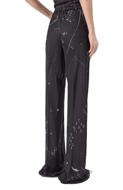 Брюки RICK OWENS черно-белого цвета по цене 92650 руб., арт. RP01F6304/KP1, фото 4 Брюки RICK OWENS, арт. RP01F6304/KP1, фото 4