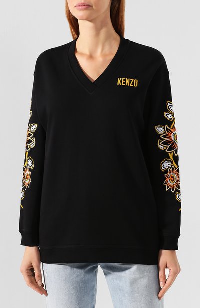Хлопковый свитшот KENZO, арт. F962SW606962, фото 3