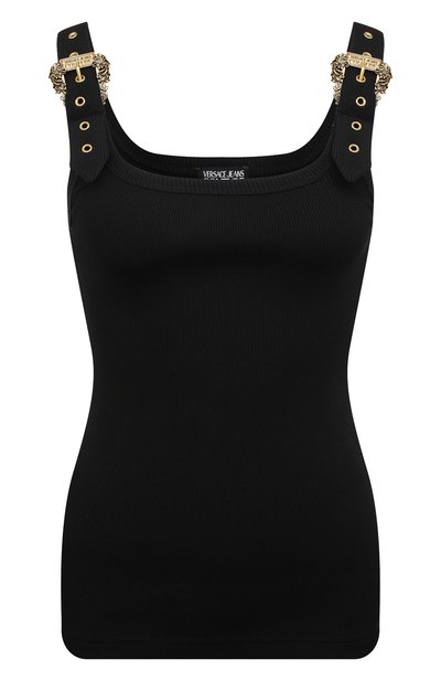 Женская майка VERSACE JEANS COUTURE, арт. 72HAM619-72DP619 J.C0STINA 01033 BLACK/J0022
