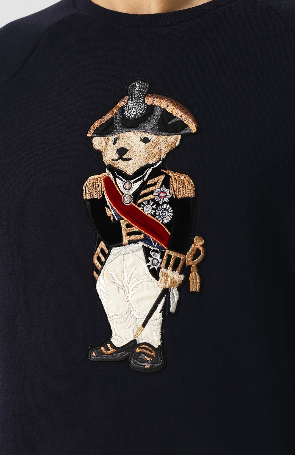 Свитшот из смеси хлопка и вискозы с аппликацией RALPH LAUREN, арт. 790728161, фото 5