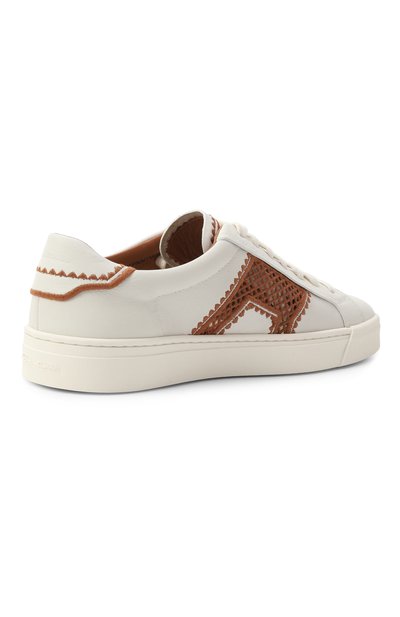 Кожаные кеды SANTONI, арт. WBGG61346PNNTWIR, фото 5