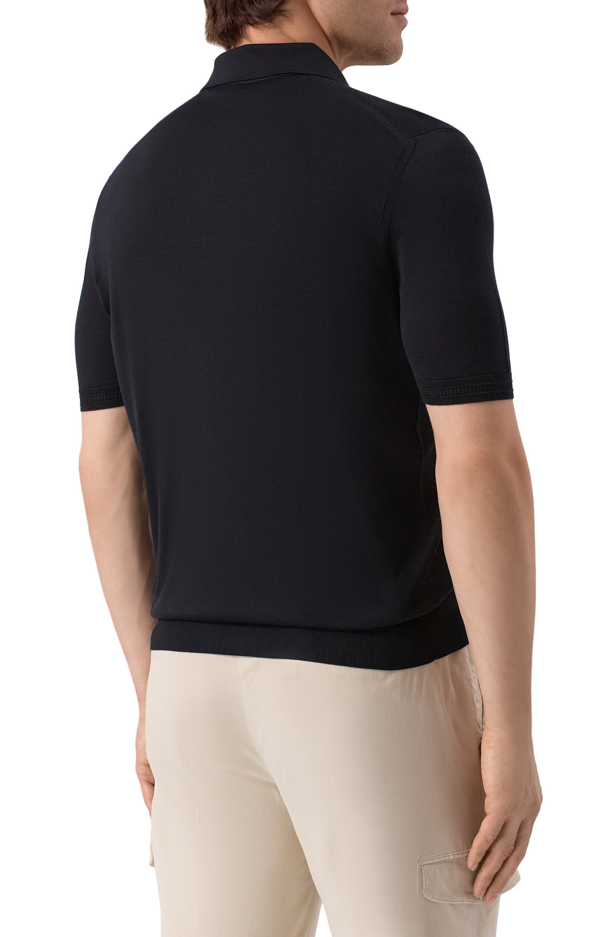 Шелковое поло STEFANO RICCI, арт. K616215P31/F26101, фото 4