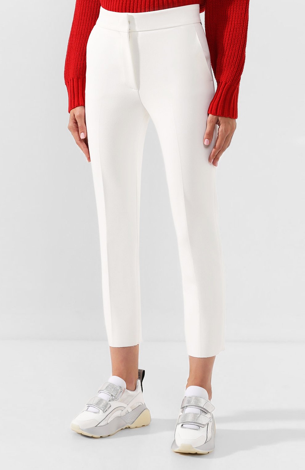 Брюки MSGM белого цвета по цене 28600 руб., арт. 2741MDP26A 195600, фото 3 Брюки MSGM, арт. 2741MDP26A 195600, фото 3