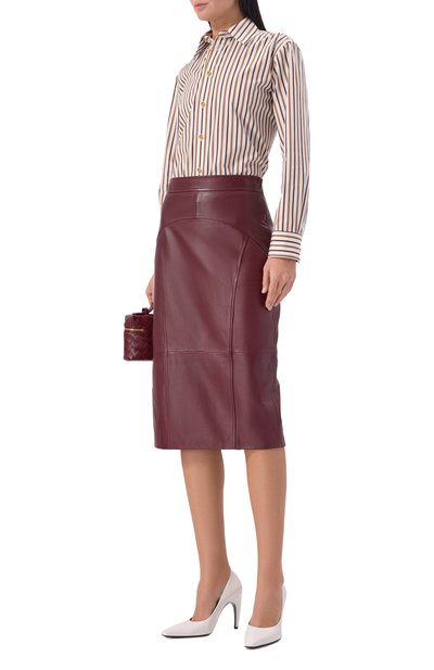 Хлопковая рубашка BOTTEGA VENETA, арт. 838420/V5PL0, фото 2