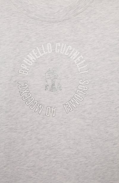 Хлопковый лонгслив BRUNELLO CUCINELLI, арт. B0T81T454B, фото 3