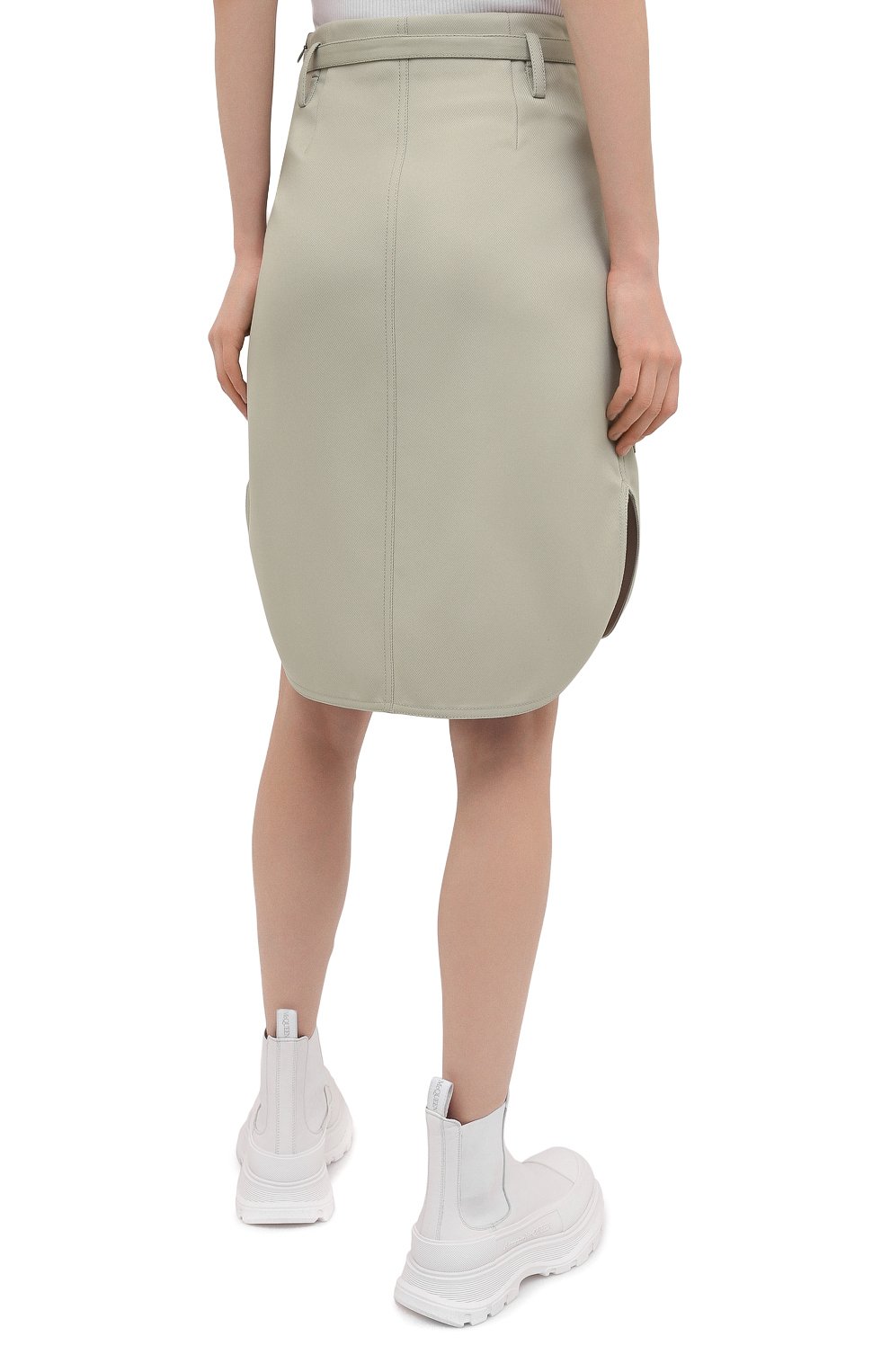 Хлопковая юбка STELLA MCCARTNEY, арт. 603150/S0A36, фото 4