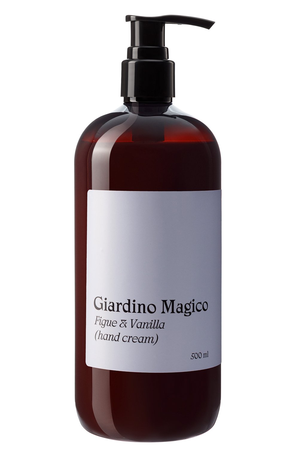 Питательный крем для рук инжир и ваниль (500ml) GIARDINO MAGICO бесцветного цвета по цене 3300 руб., арт. 4673728590519, фото 1 Питательный крем для рук инжир и ваниль (500ml) GIARDINO MAGICO, арт. 4673728590519, фото 1