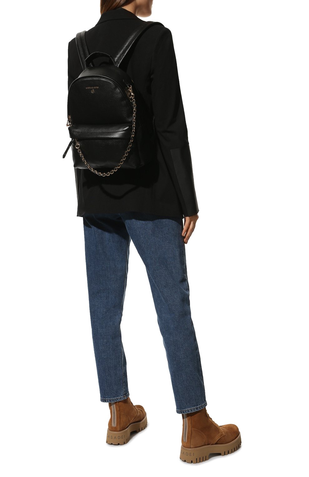 Рюкзак slater medium MICHAEL MICHAEL KORS черного цвета по цене 42350 руб., арт. 30T0G04B1L, фото 7 Рюкзак slater medium MICHAEL MICHAEL KORS, арт. 30T0G04B1L, фото 7