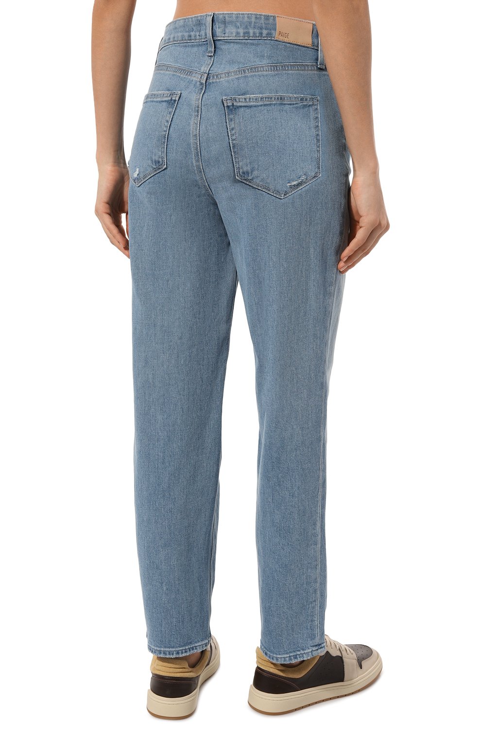 Джинсы sarah straight ankle PAIGE голубого цвета по цене 36450 руб., арт. 8695B61-B149, фото 4 Джинсы sarah straight ankle PAIGE, арт. 8695B61-B149, фото 4