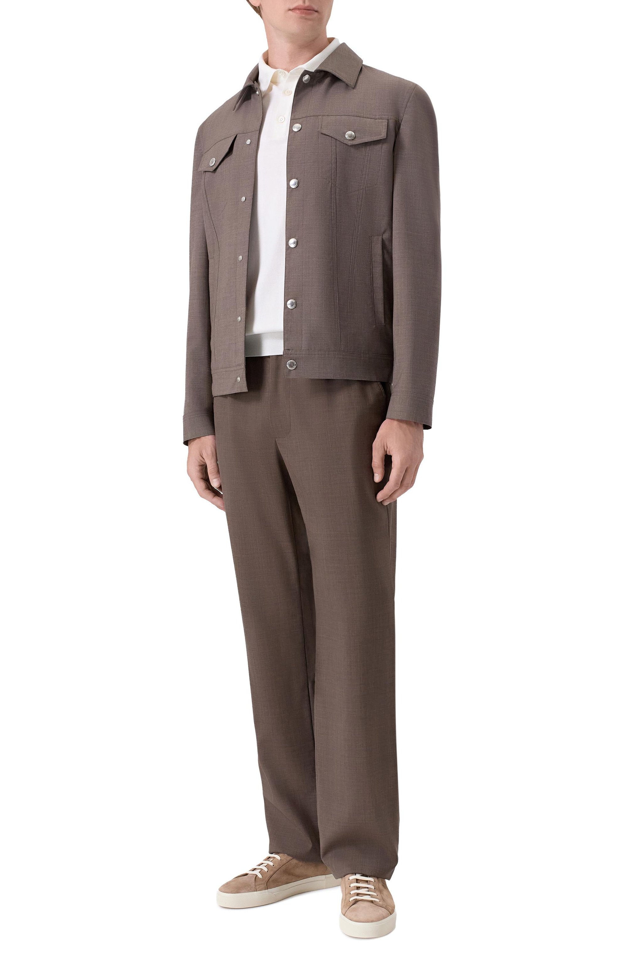 Поло из хлопка и шелка MVST, арт. M26.CSM.K424/50% C0TT0N 50% SILK, фото 2