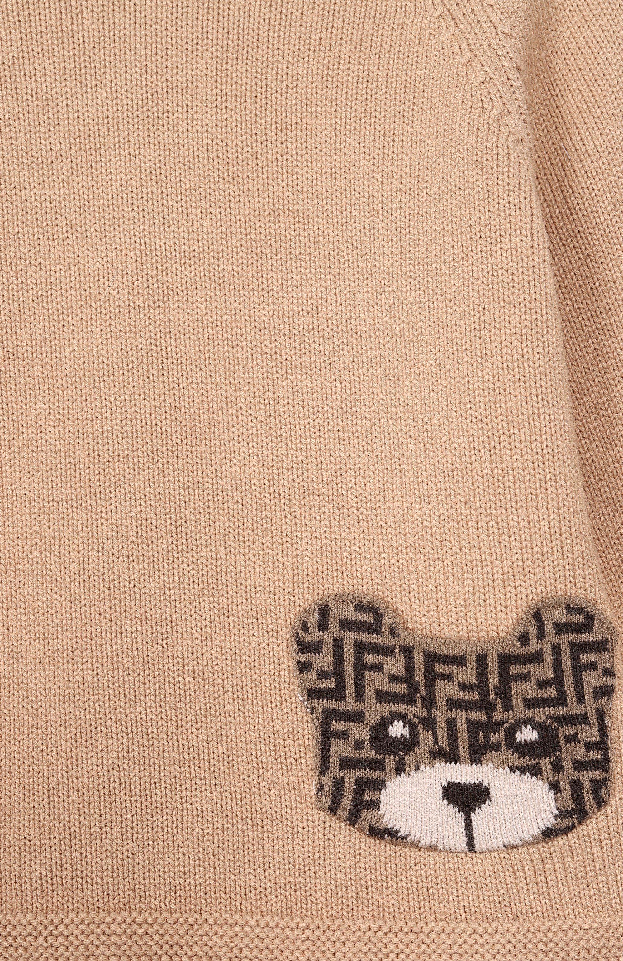 Пуловер из хлопка и кашемира FENDI, арт. BUG211/AVVZ, фото 3