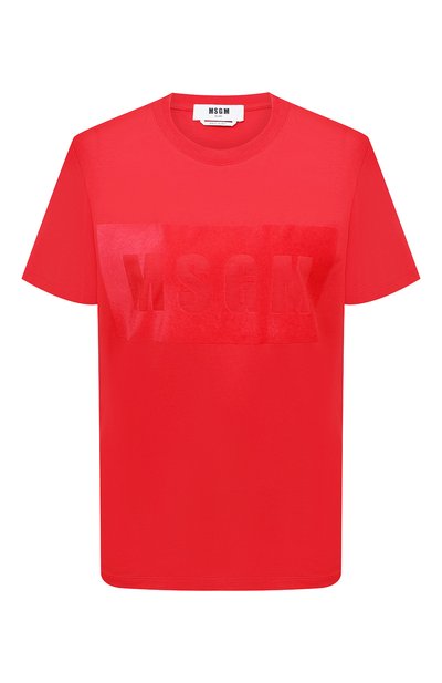 Женская хлопковая футболка MSGM, арт. 2941MDM169 207798