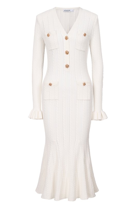 Платье self-portrait SS26-051M-W Белый SS26-051M-W