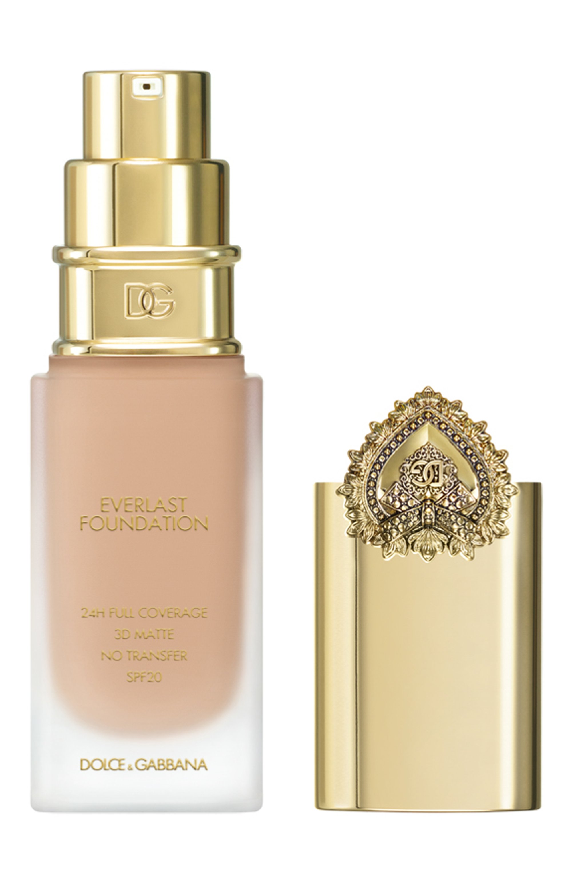 Стойкий матовый тональный крем everlast foundation spf20 pa+++, оттенок 12n light medium (27ml) DOLCE & GABBANA, арт. 8057971180646, фото 3