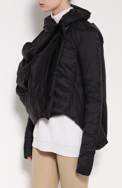 Укороченный пуховик асимметричного кроя RICK OWENS, арт. RP/16F2714/I, фото 3