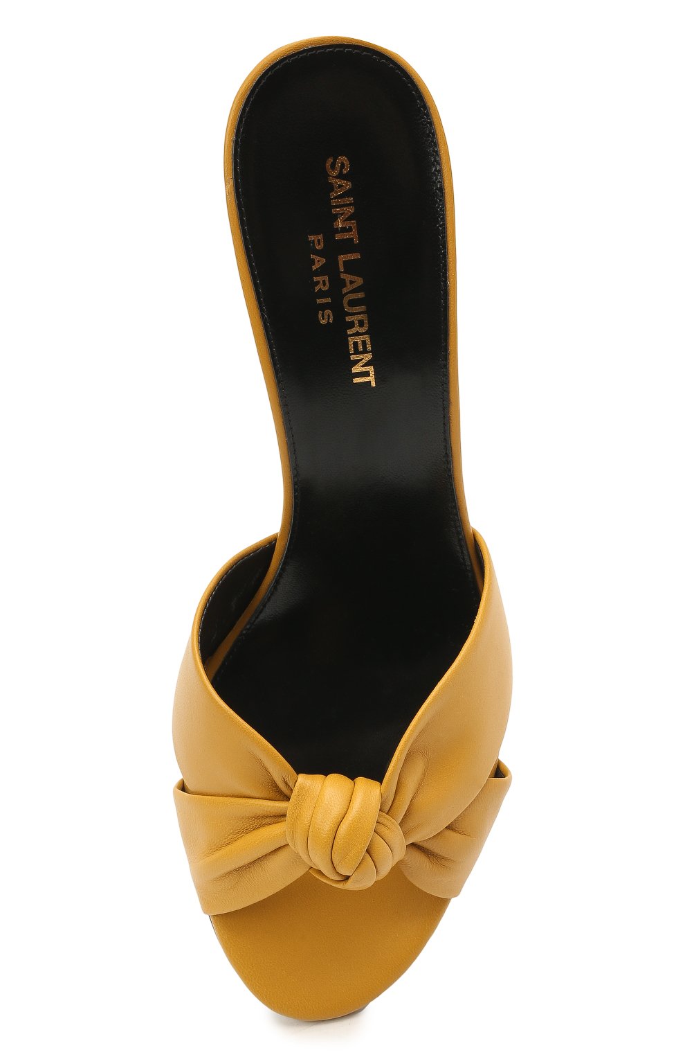 Кожаные мюли bianca SAINT LAURENT желтого цвета по цене 89950 руб., арт. 652739/20500, фото 5 Кожаные мюли bianca SAINT LAURENT, арт. 652739/20500, фото 5