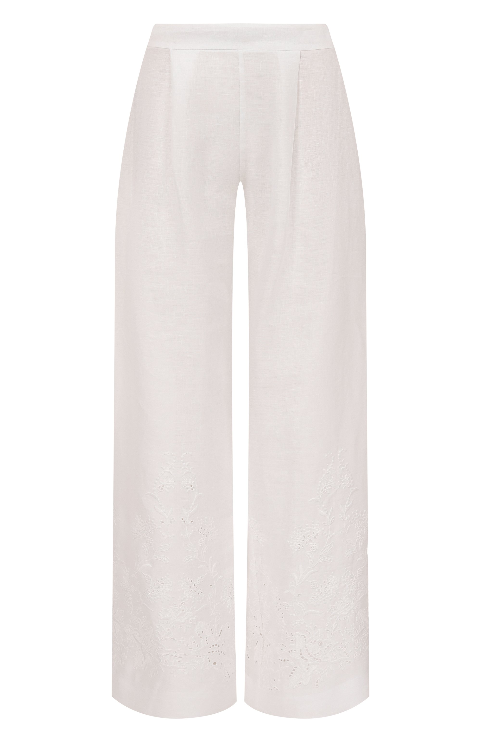 Льняные брюки ERMANNO SCERVINO, арт. D464P302NZR, фото 1